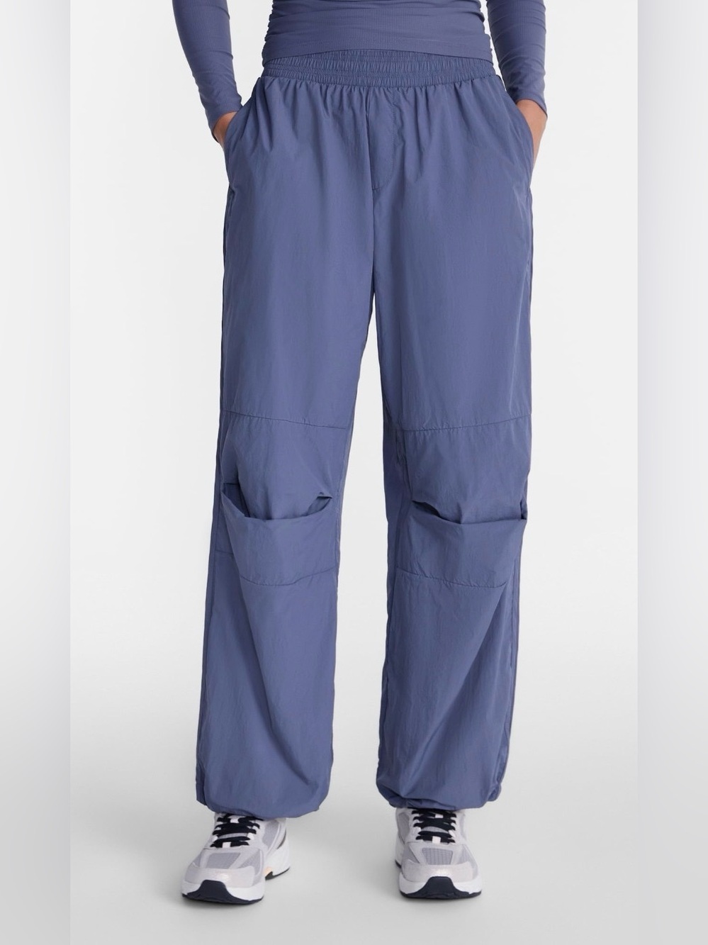Avia Women’s Crinkle Pant w/ Pleated Knees 30” Inseam